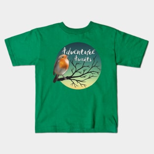 adventure awaits Kids T-Shirt